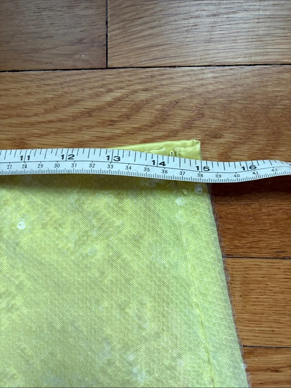 Zara Yellow Sequin Mini Skirt